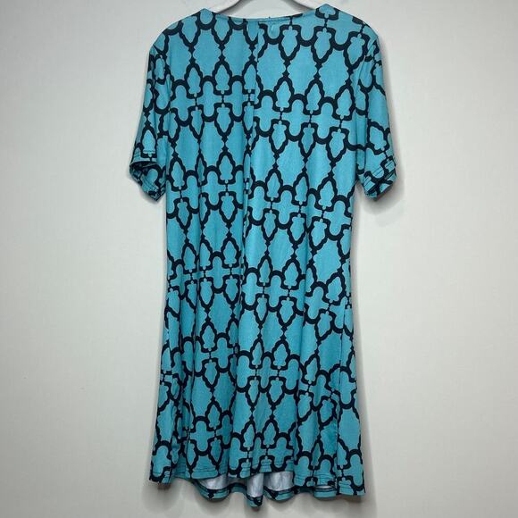 R&B Collection Short Sleeve Dress Size L - Picture 6 of 9